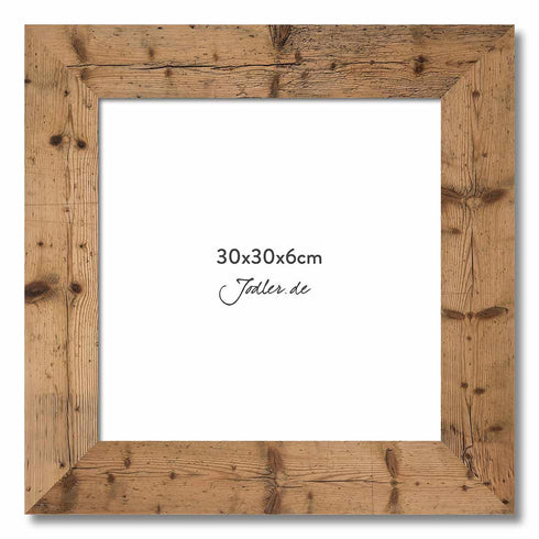 Altholzbilderrahmen 30x30|6cm